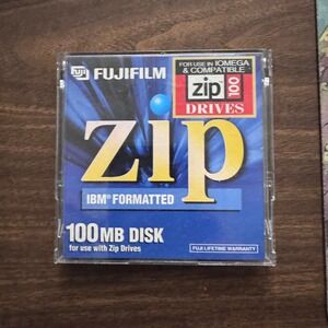 Fujifilm ATOMM ZIP Disk 100MB IBM Formatted for Zip Drives